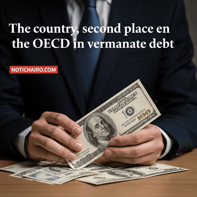 El país, segundo lugar de la OCDE en deuda a tasa fija