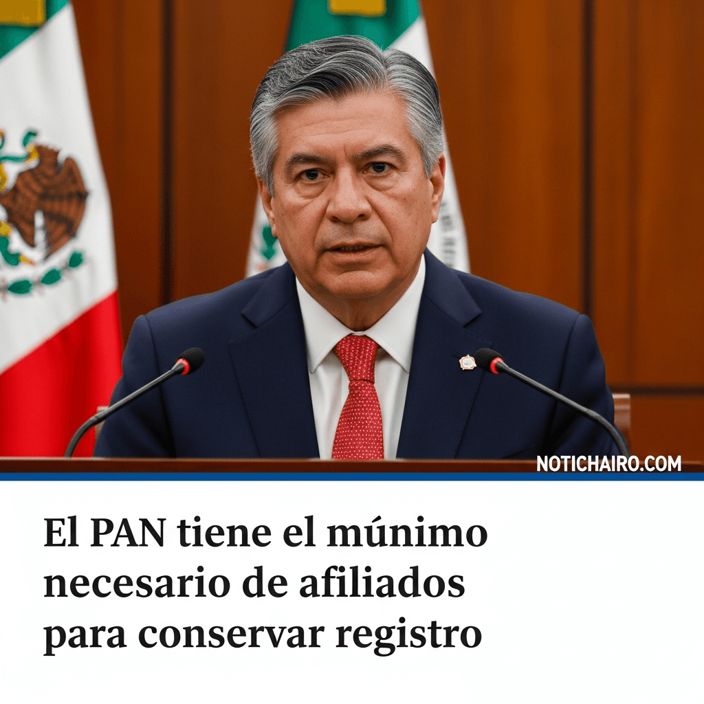 El PAN tiene el mínimo necesario de afiliados para conservar registro