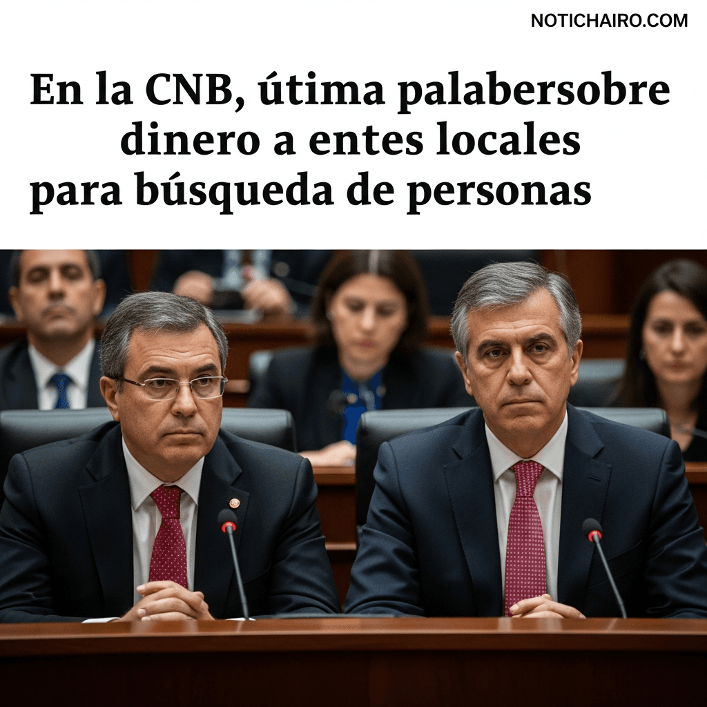 En la CNB, última palabra sobre dinero a entes locales para búsqueda de personas