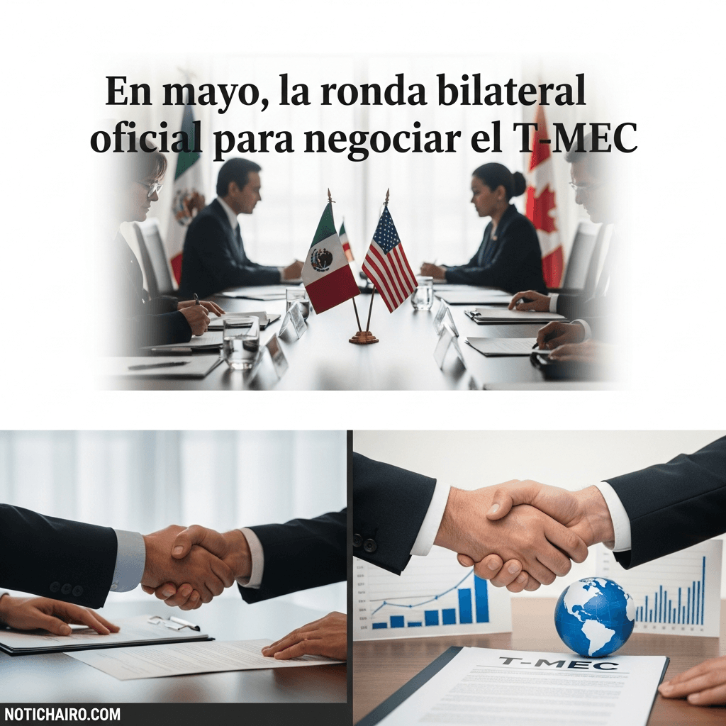 En mayo, la ronda bilateral oficial para negociar el T-MEC