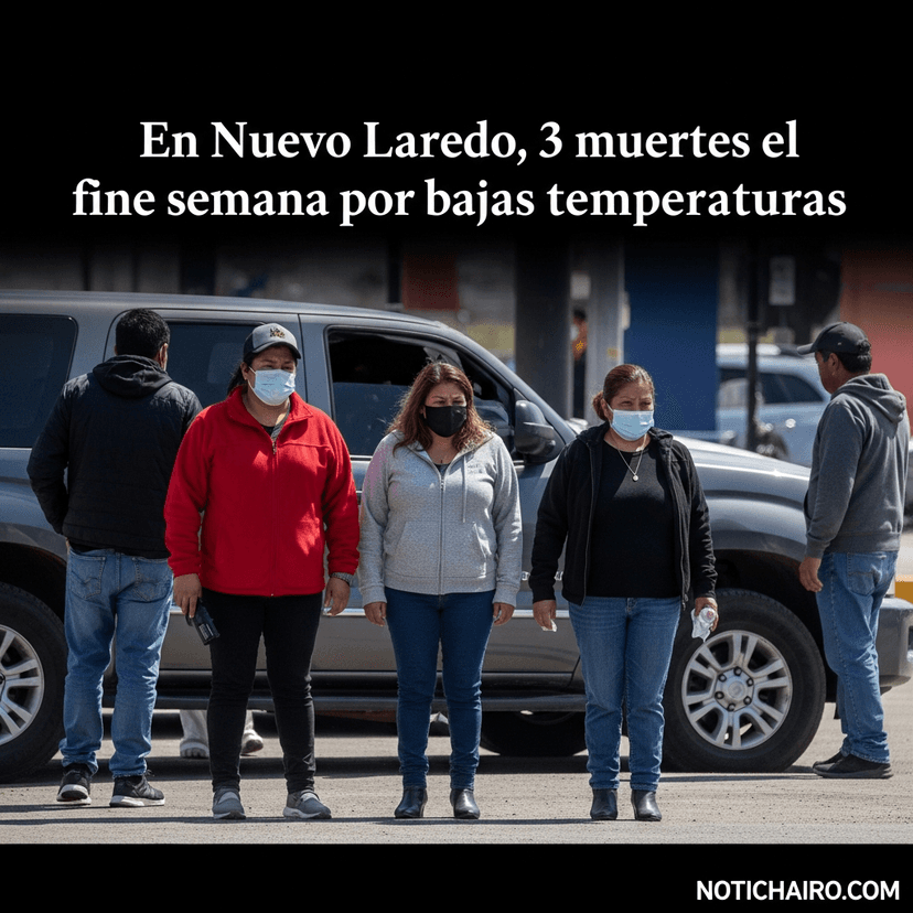 En Nuevo Laredo, 3 muertes el fin de semana por bajas temperaturas