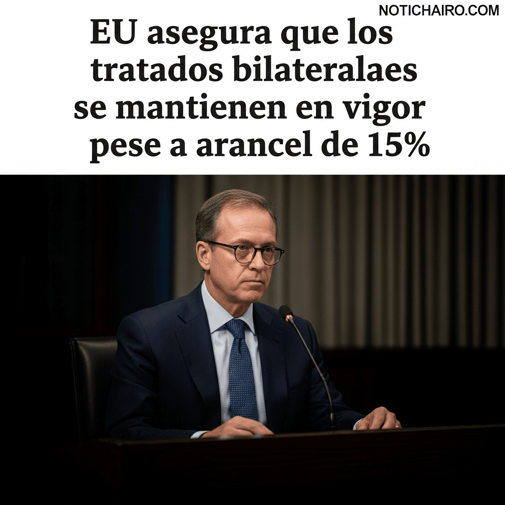 EU asegura que los tratados bilaterales se mantienen en vigor pese a arancel de 15%