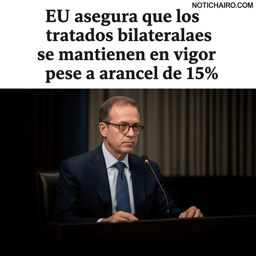 EU asegura que los tratados bilaterales se mantienen en vigor pese a arancel de 15%