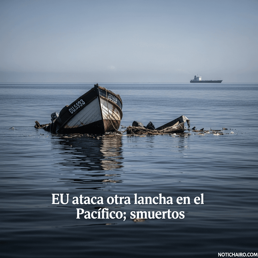 EU ataca otra lancha en el Pacífico; hay dos muertos
