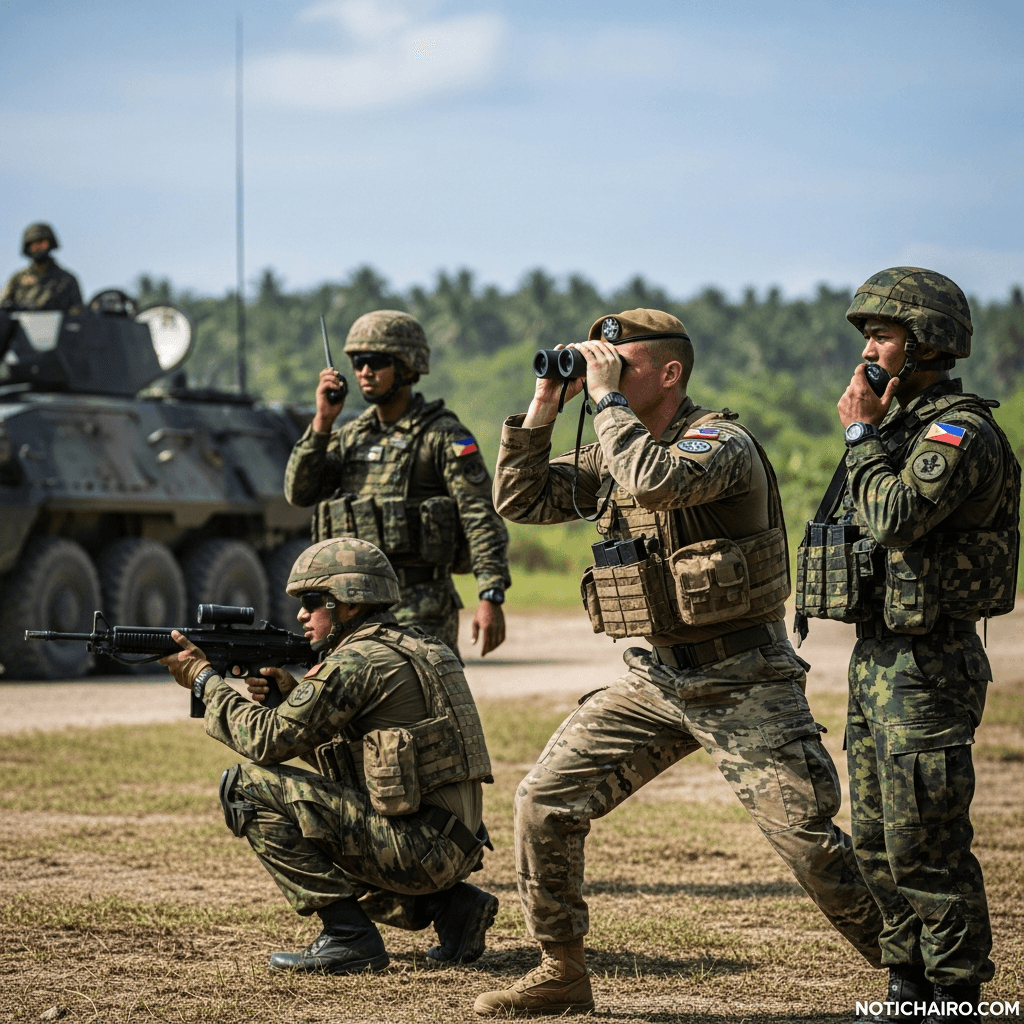 EU y aliados inician ejercicios de combate con Filipinas