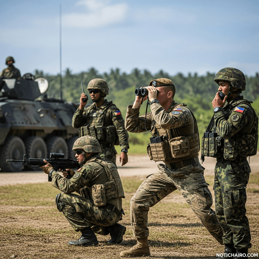 EU y aliados inician ejercicios de combate con Filipinas