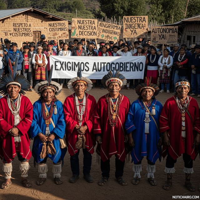 Exigen respetar autogobierno en comunidades indígenas