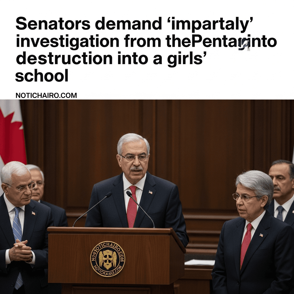 Exigen senadores al Pentágono una investigación “imparcial” sobre destrucción de escuela de niñas