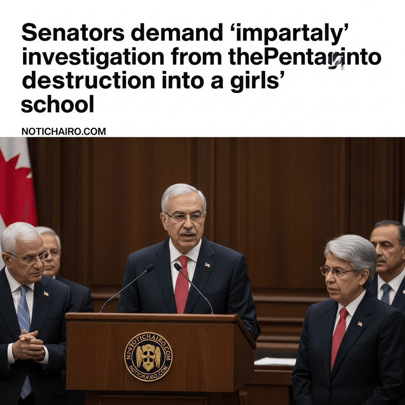 Exigen senadores al Pentágono una investigación “imparcial” sobre destrucción de escuela de niñas