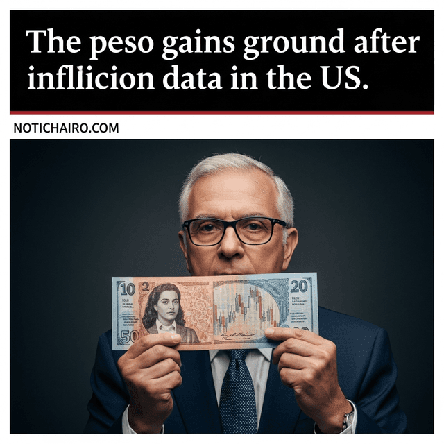 Gana terreno el peso tras los datos de inflación en EU