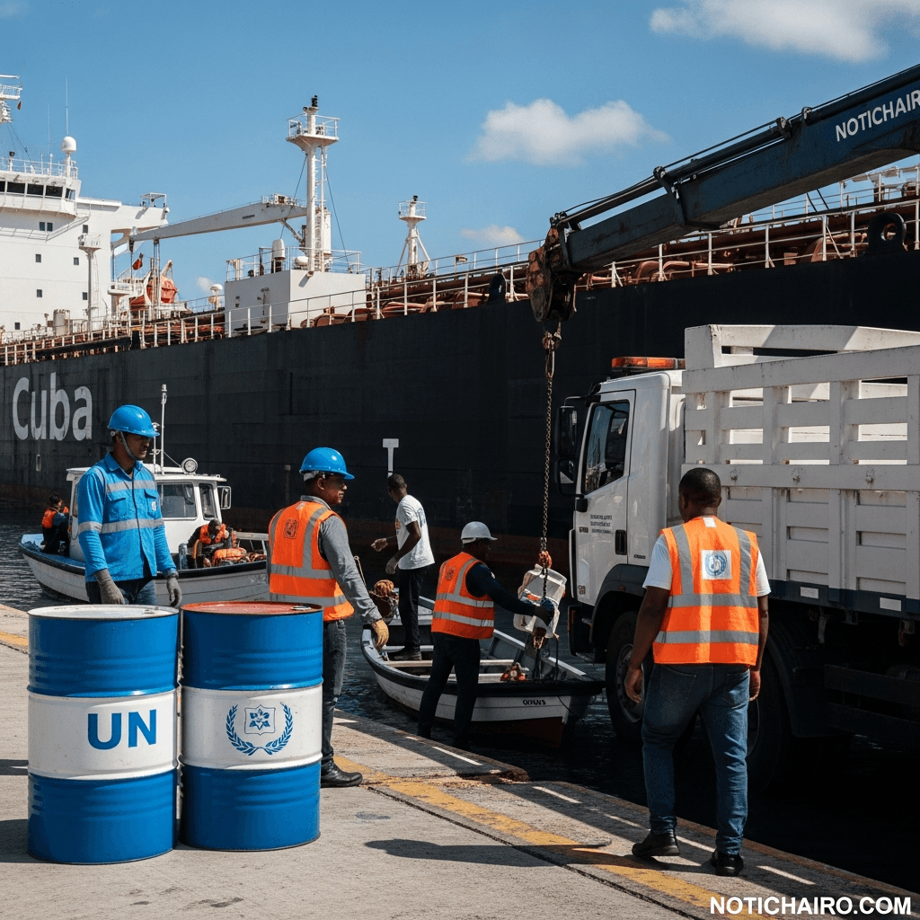 Gestiona la ONU ingreso a Cuba de combustible con fines humanitarios