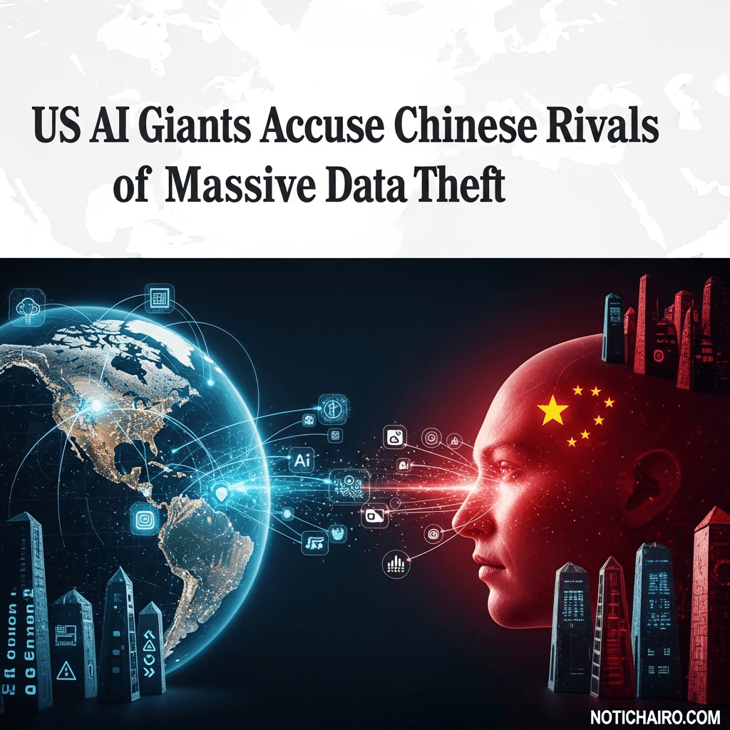 Gigantes de IA de Estados Unidos acusan a rivales chinos de robo masivo de datos