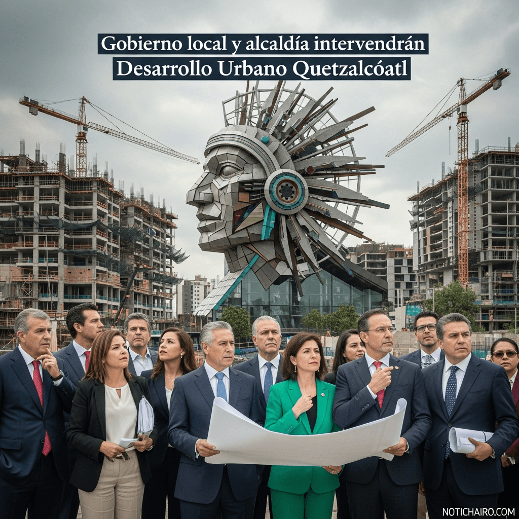 Gobierno local y alcaldía intervendrán Desarrollo Urbano Quetzalcóatl