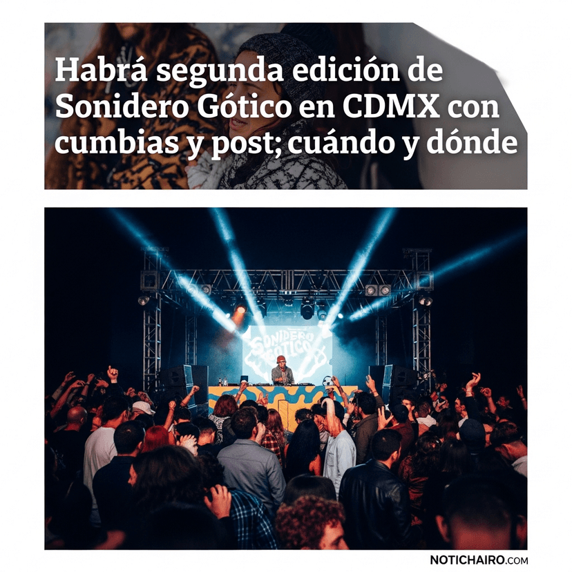 Habrá segunda edición de Sonidero Gótico en CDMX con cumbias y post punk; cuándo y dónde