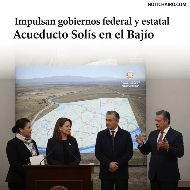 Impulsan gobiernos federal y estatal Acueducto Solís en el Bajío