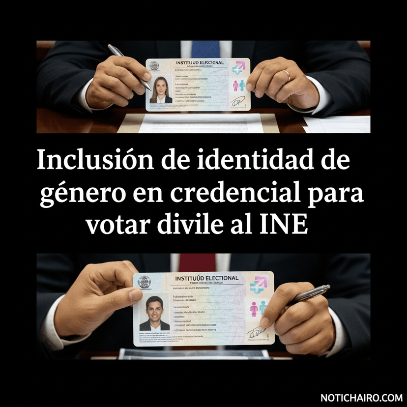 Inclusión de identidad de género en credencial para votar divide al INE