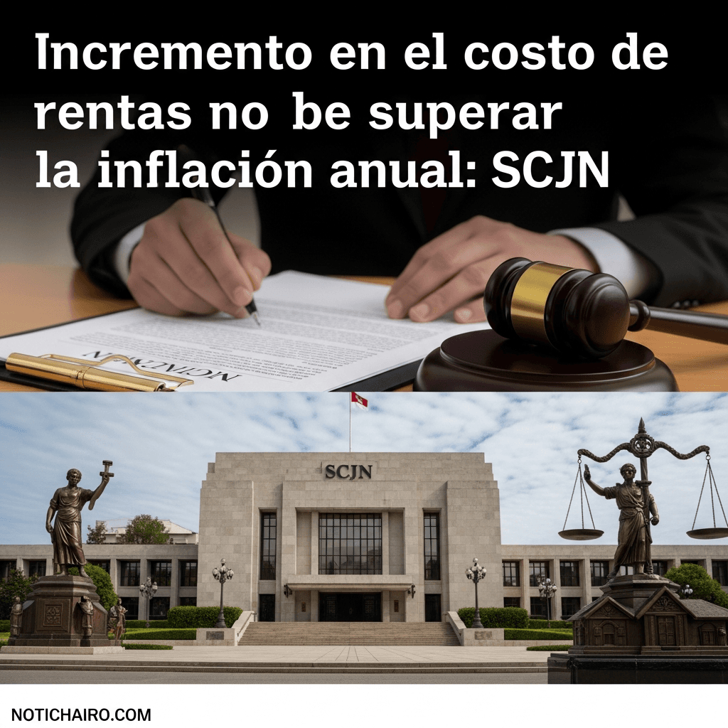 Incremento en el costo de rentas no debe superar la inflación anual: SCJN