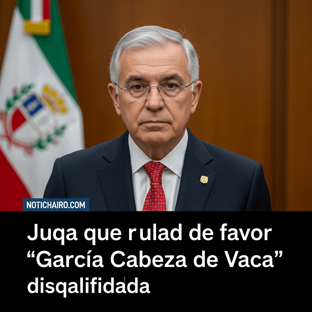 Inhabilitan a juez que dictaminó en favor de García Cabeza de Vaca