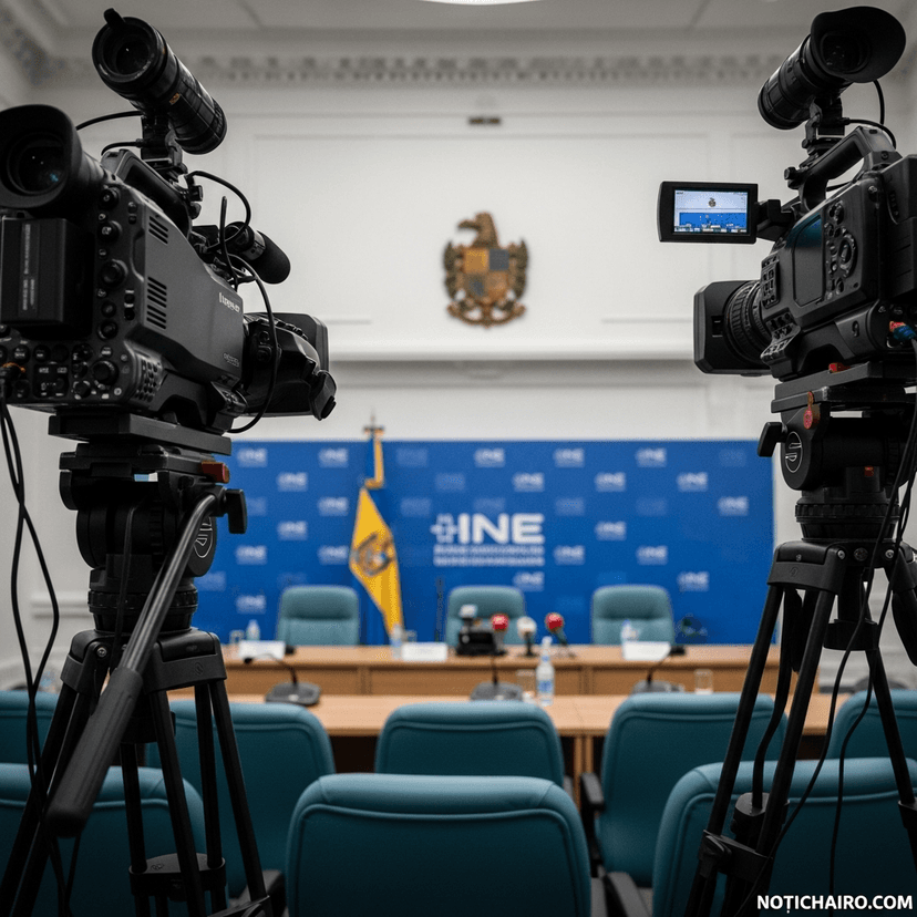 Instala el INE cámaras en sala de prensa; reserva datos del costo