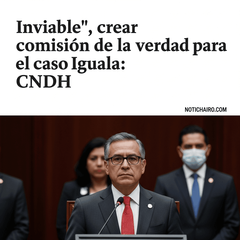 “Inviable”, crear comisión de la verdad para el caso Iguala: CNDH