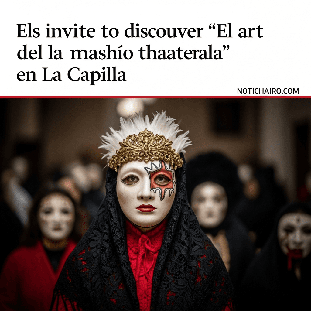 Invitan a descubrir en La Capilla “el arte de la máscara teatral”