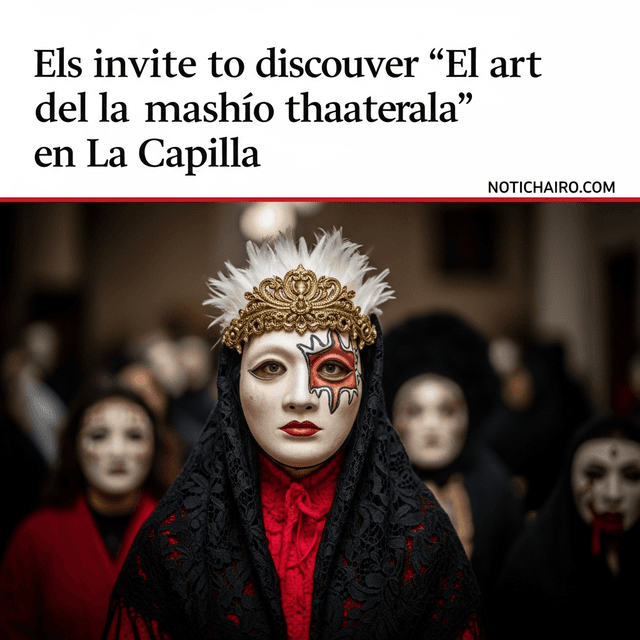 Invitan a descubrir en La Capilla “el arte de la máscara teatral”
