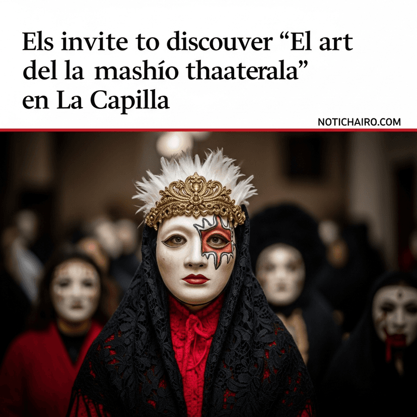 Invitan a descubrir en La Capilla “el arte de la máscara teatral”