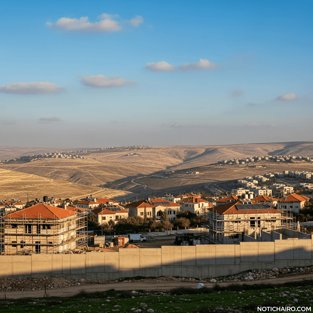 Israel avala polémica expansión de asentamientos en Cisjordania