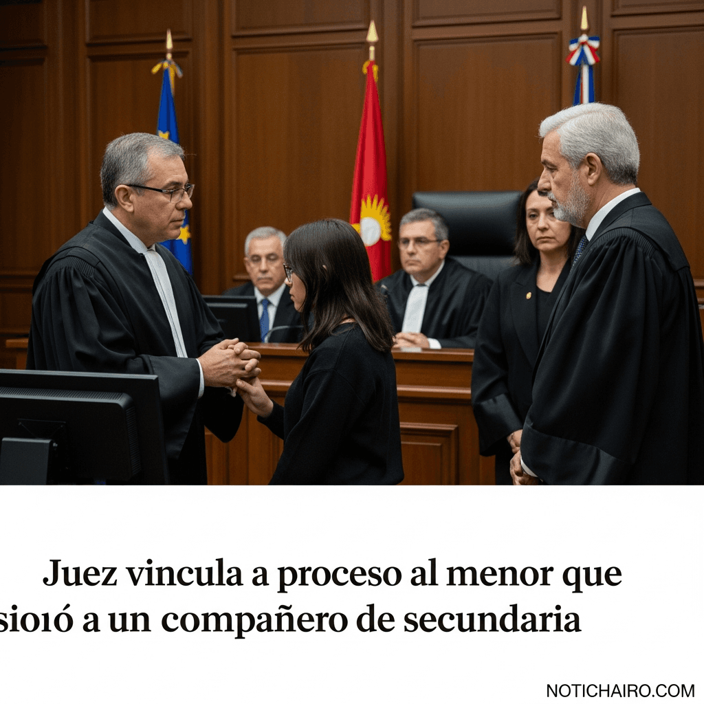 Juez vincula a proceso al menor que lesionó a un compañero de secundaria