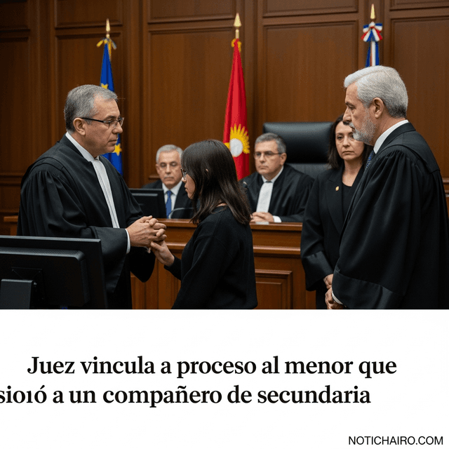 Juez vincula a proceso al menor que lesionó a un compañero de secundaria