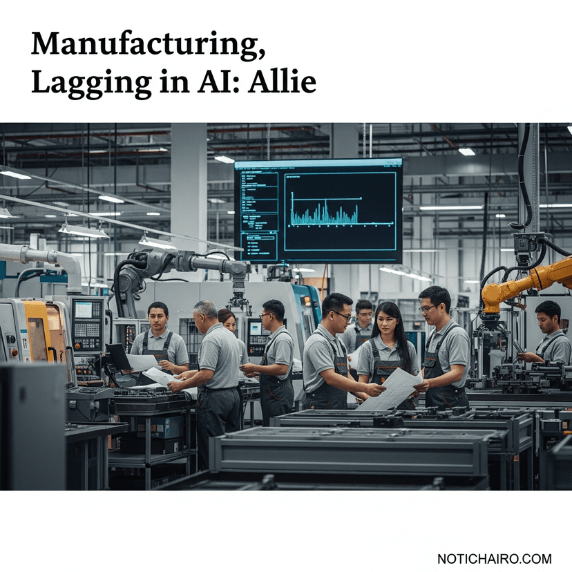 La manufactura, rezagada en IA: Allie