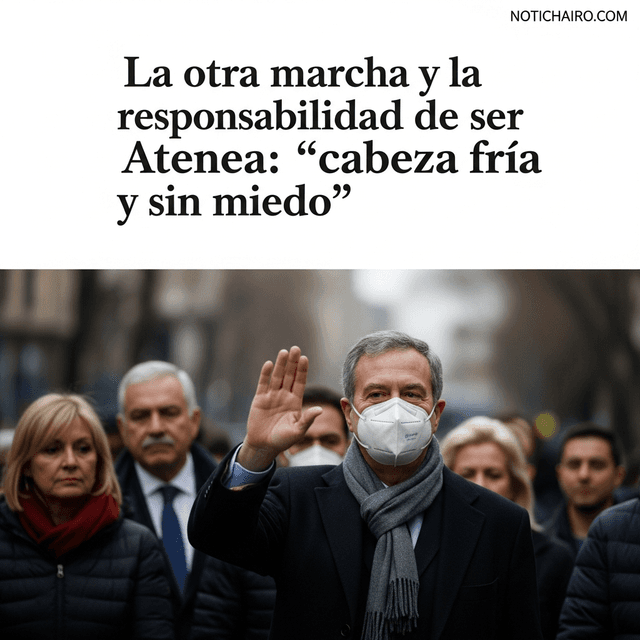 La otra marcha y la responsabilidad de ser Atenea: “cabeza fría y sin miedo”