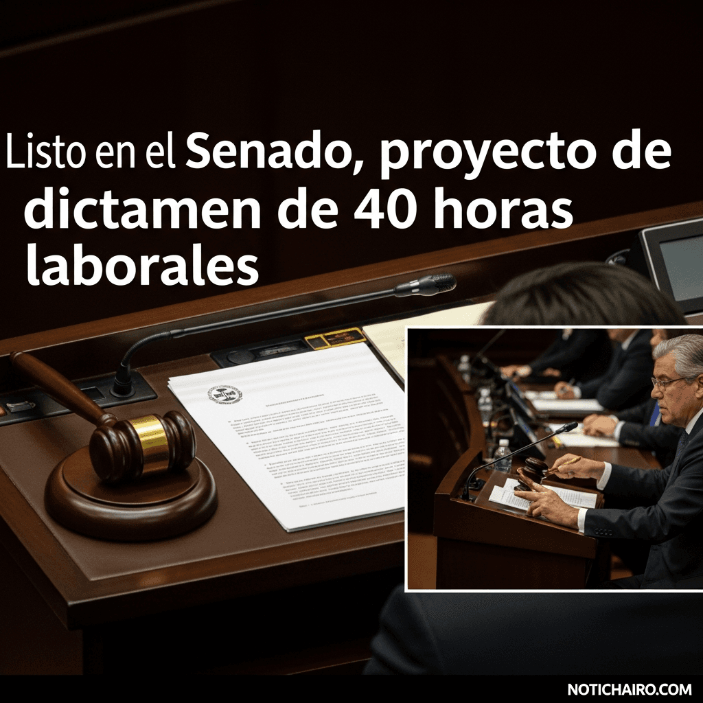 Listo en el Senado, proyecto de dictamen de 40 horas laborales