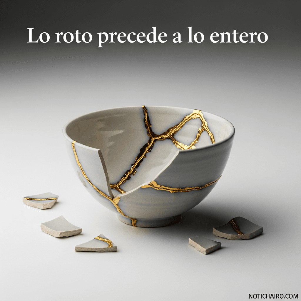 Lo roto precede a lo entero