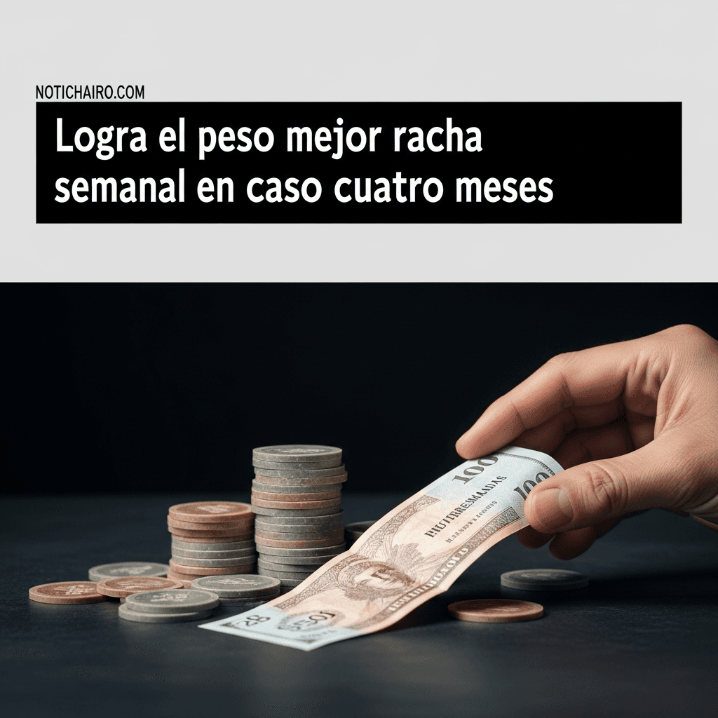 Logra el peso mejor racha semanal en casi cuatro meses