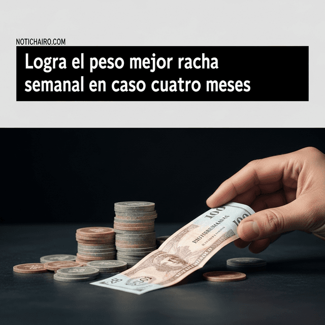 Logra el peso mejor racha semanal en casi cuatro meses