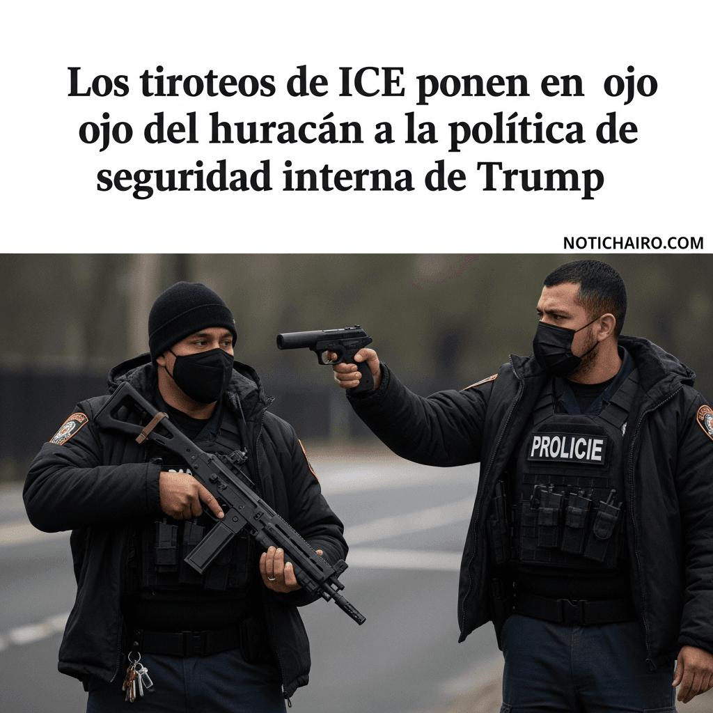 Los tiroteos de ICE ponen en el ojo del huracán a la política de seguridad interna de Trump