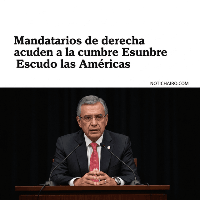 Mandatarios de derecha acuden a la cumbre Escudo de las Américas