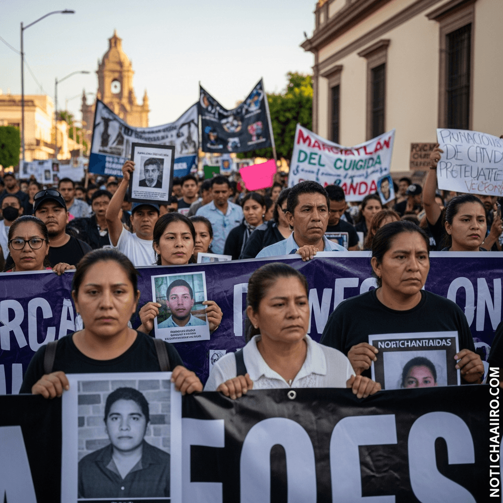 Marchan en Mazatlán para exigir que den con el paradero de los ausentes