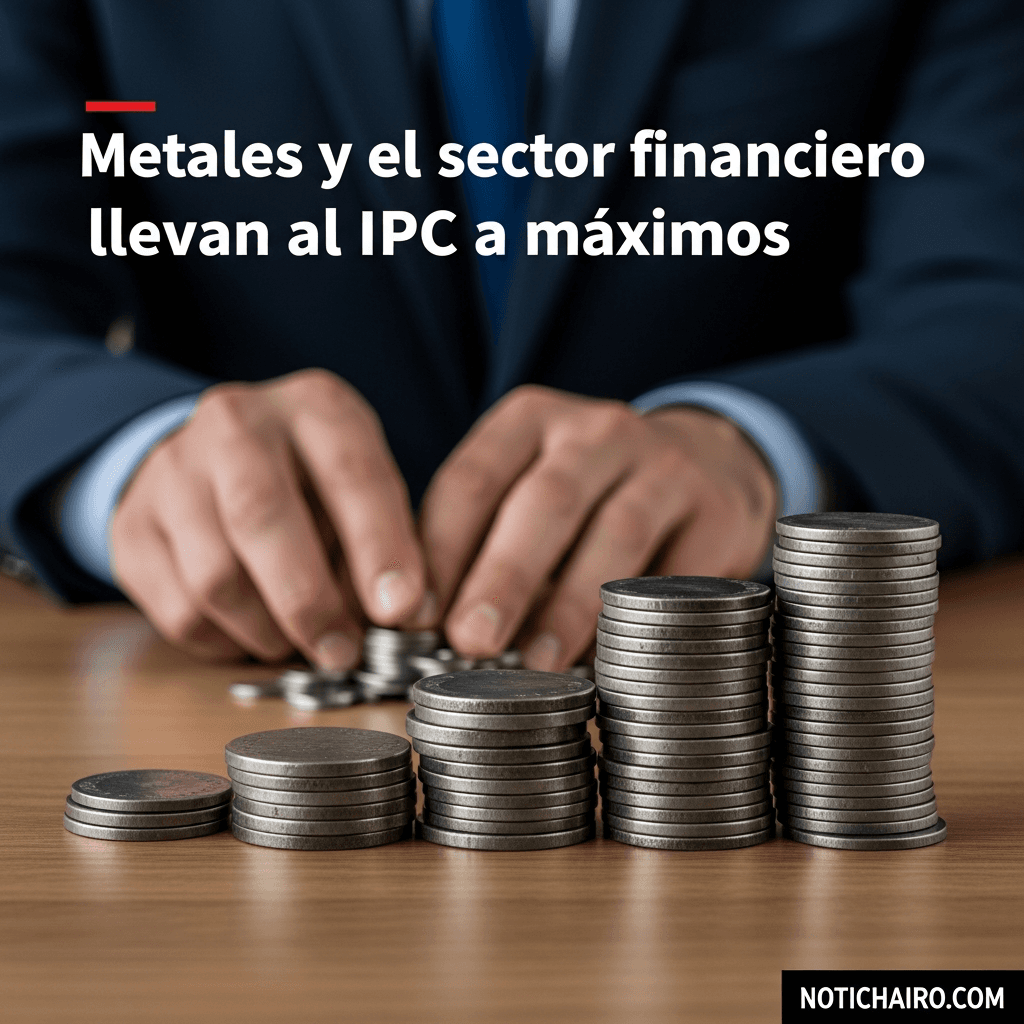 Metales y el sector financiero llevan al IPC a máximos