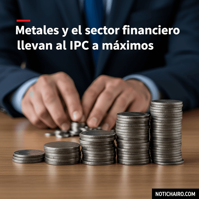 Metales y el sector financiero llevan al IPC a máximos
