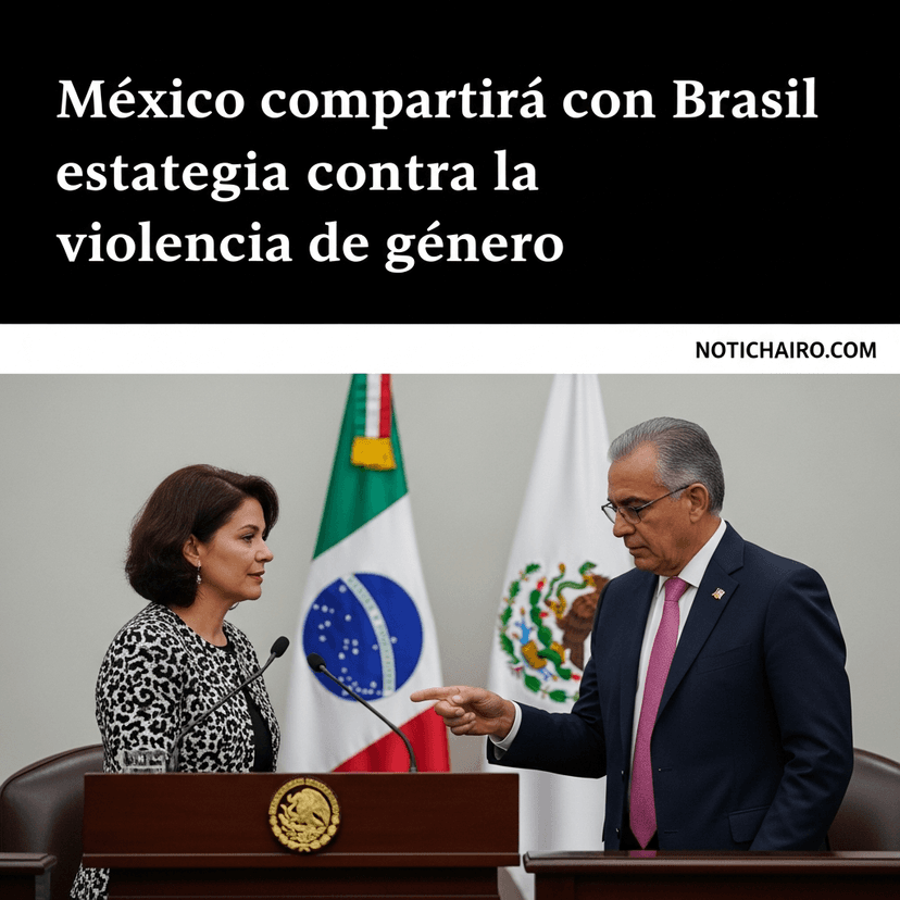México compartirá con Brasil estrategia contra la violencia de género