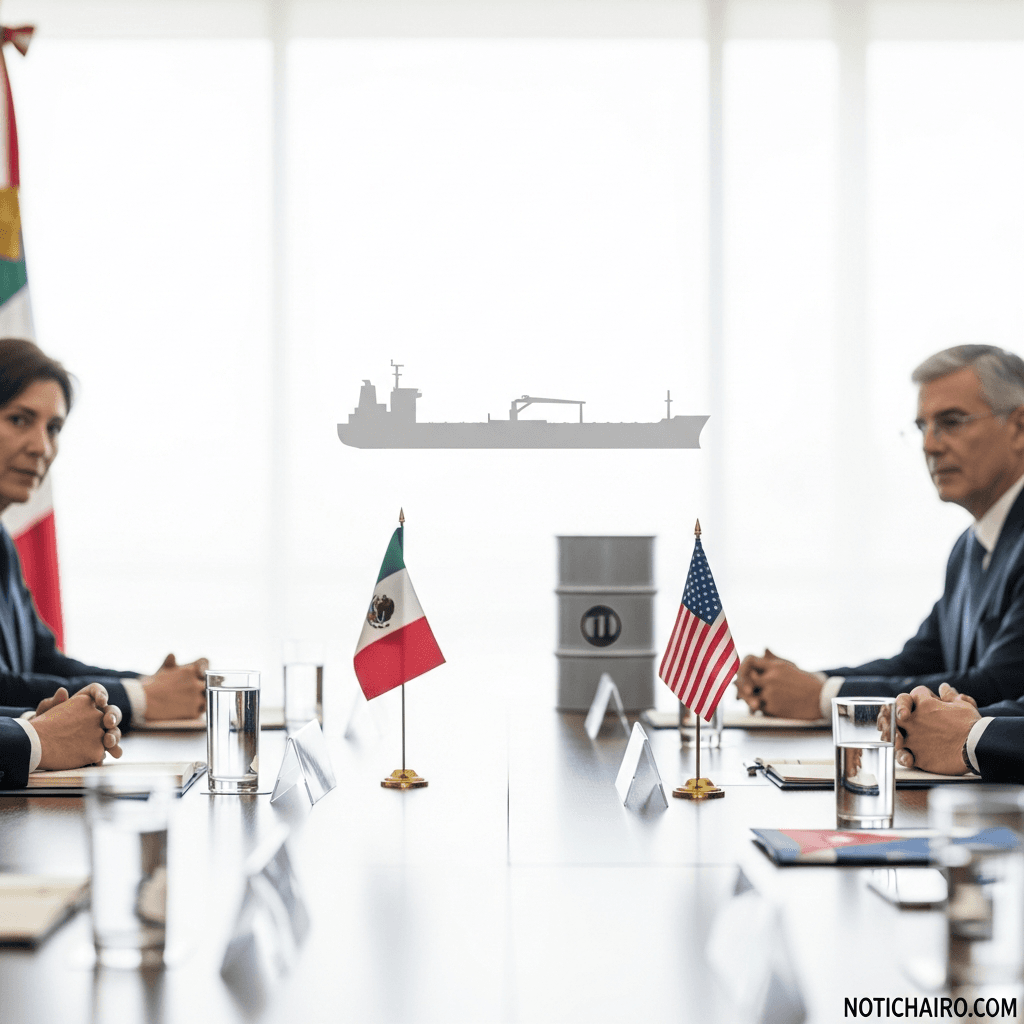 México dialoga con EU para poder vender crudo a Cuba