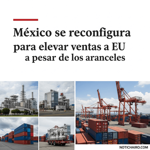 México se reconfigura para elevar ventas a EU a pesar de los aranceles