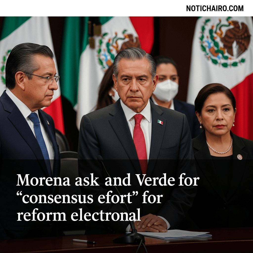 Morena pide a PT y Verde “esfuerzo de consenso” para la reforma electoral