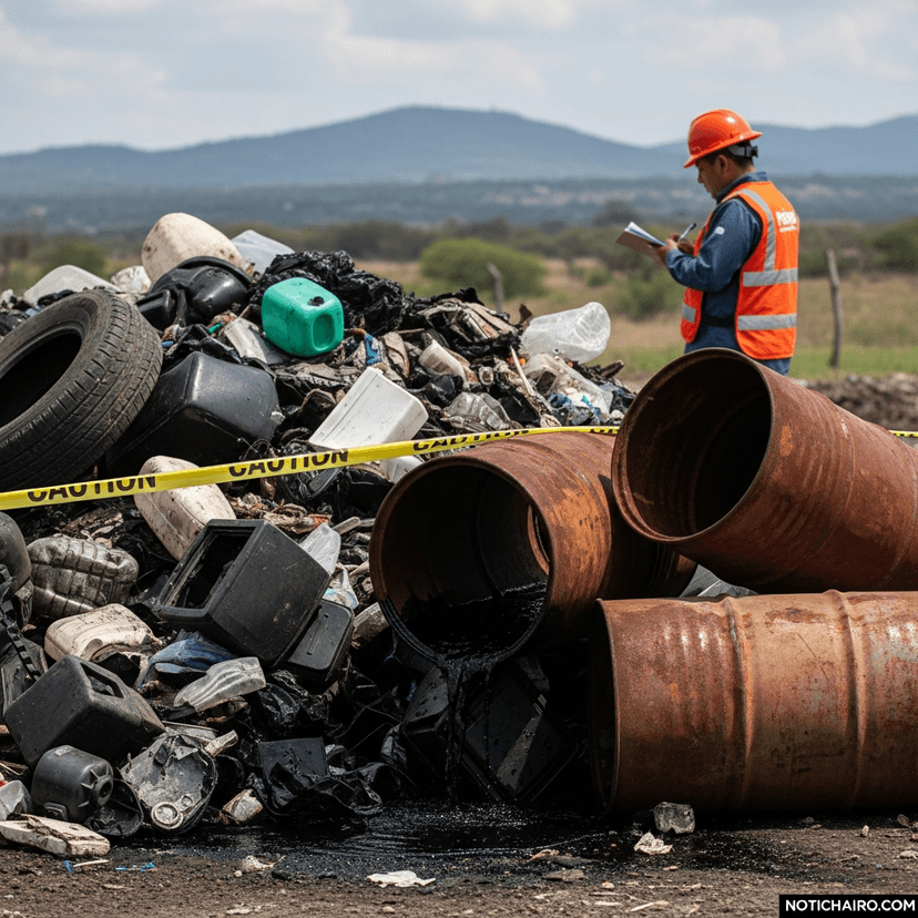 Multa la Profepa a Huehuetla, Puebla por basurero tóxico