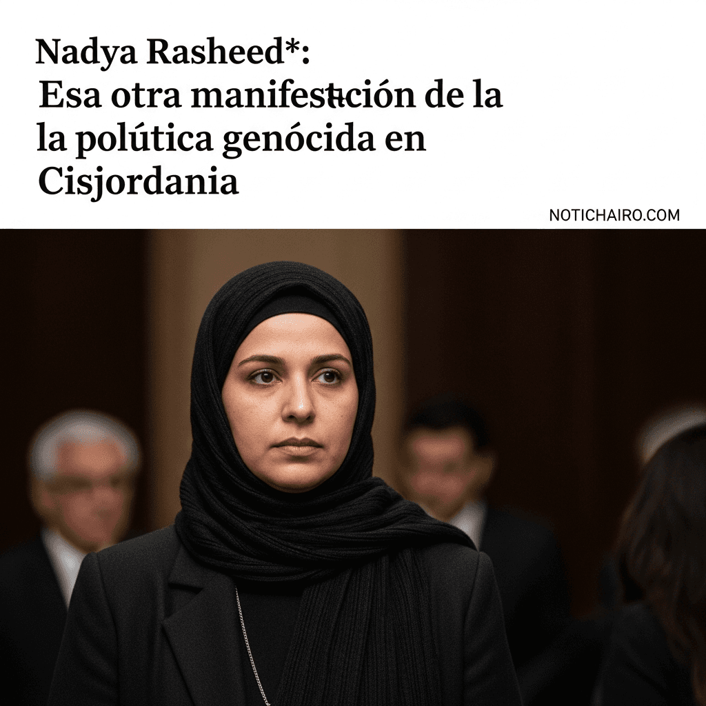 Nadya Rasheed*: Esa otra manifestación de la política genocida en Cisjordania