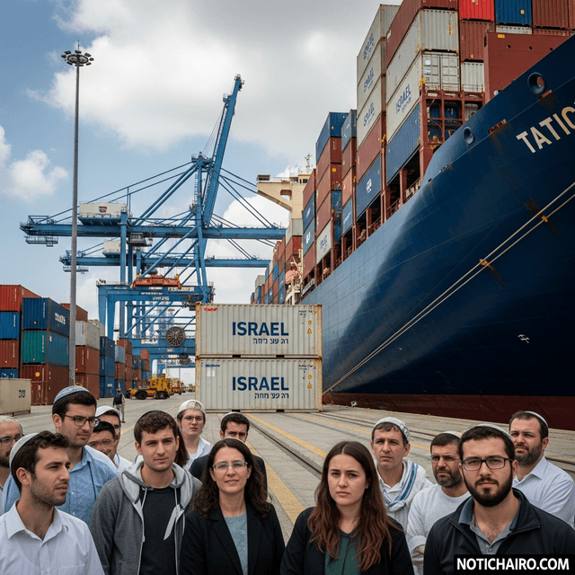 Naviera facilita envío de productos de colonos israelíes