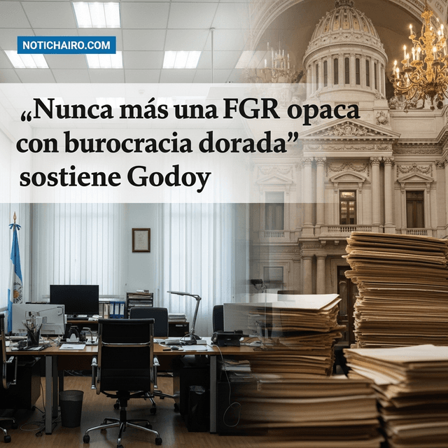 “Nunca más una FGR opaca con burocracia dorada”, sostiene Godoy