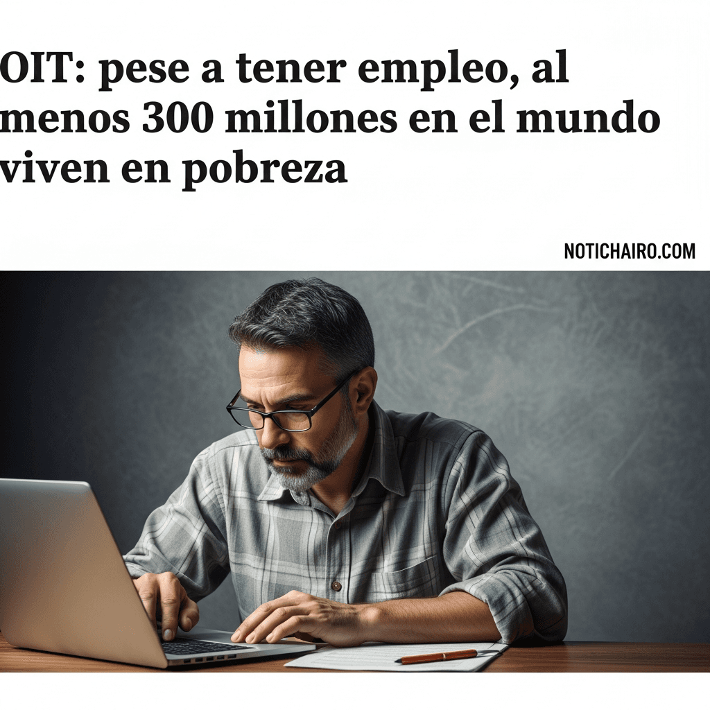 OIT: pese a tener empleo, al menos 300 millones en el mundo viven en pobreza